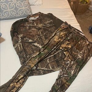 Field and Stream Base Layer Camo Hunting Set